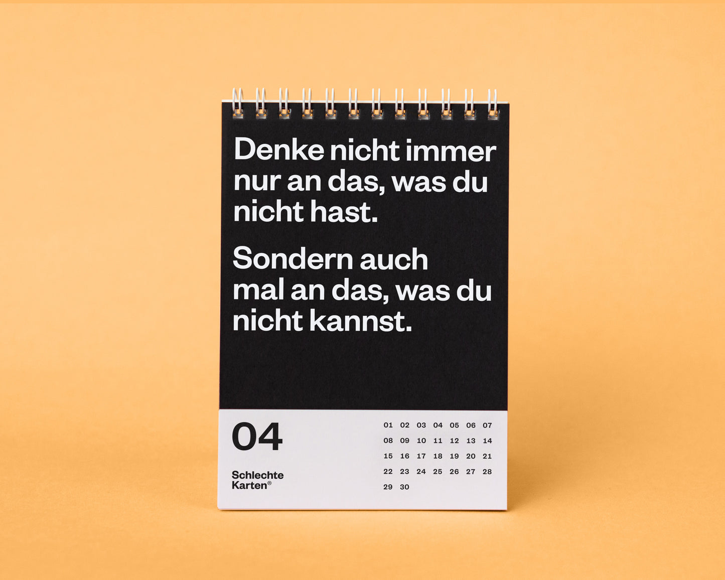 Demotivierender Tischkalender 2024