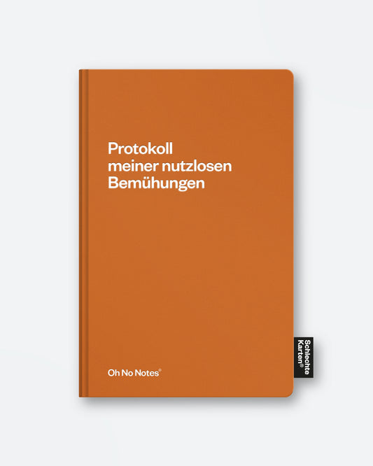 Oh No Notes Notizbuch »Nutzlose Bemühungen«