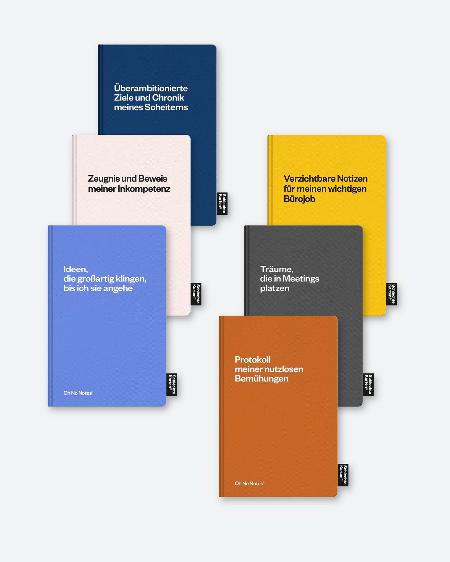 Oh No Notes Notizbuch »Chronik meines Scheiterns«