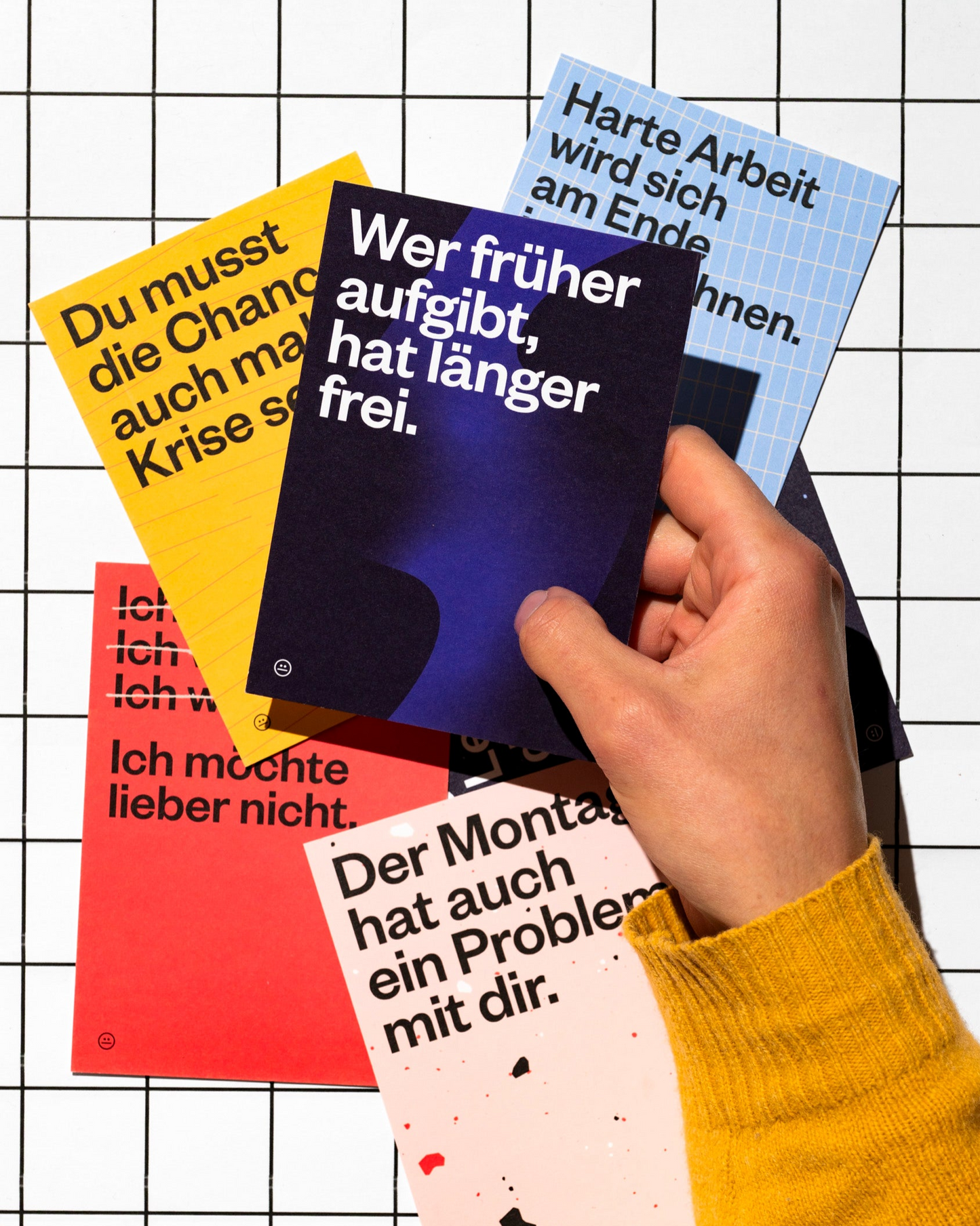 Postkarte »Es ist niemals zu spät«