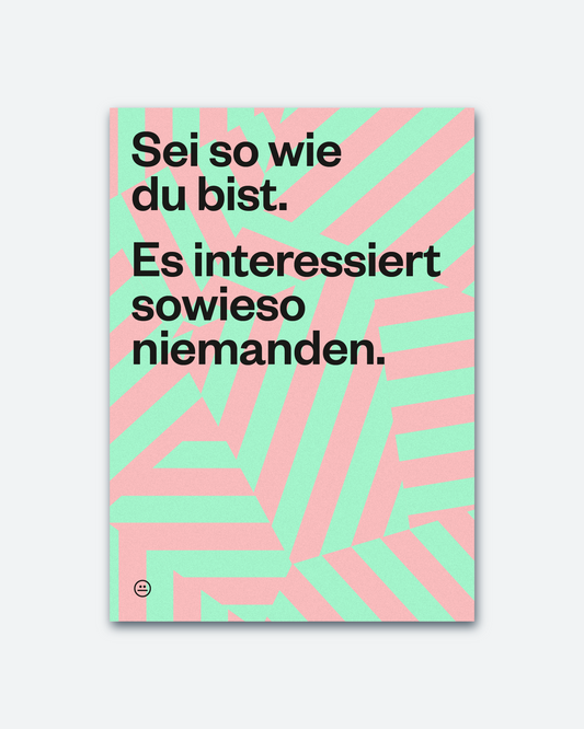 Postkarte »Sei wie du bist«