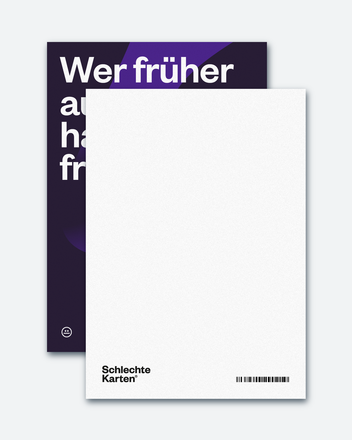 Postkarte »Wer früher aufgibt«