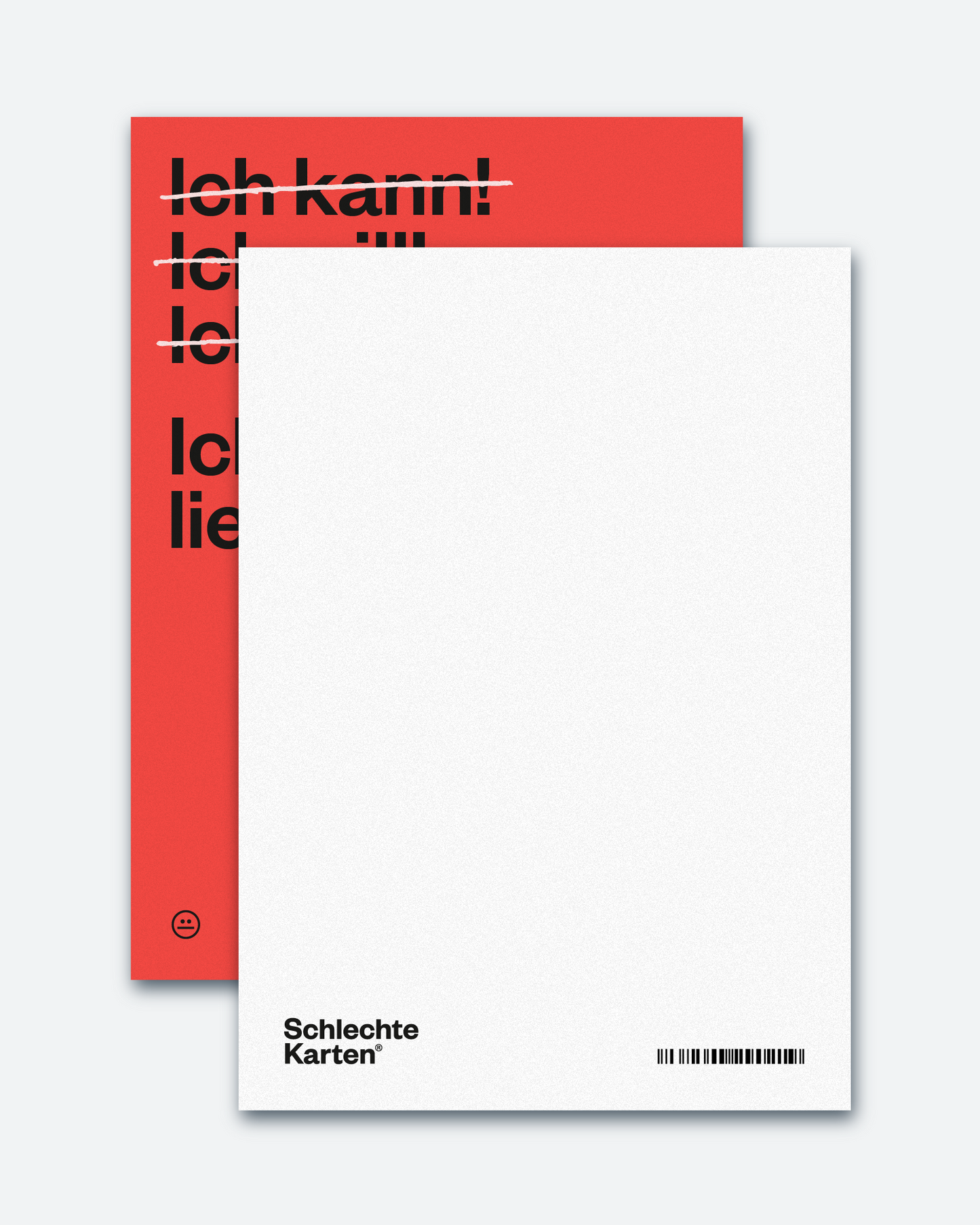 Postkarte »Ich möchte lieber nicht.«