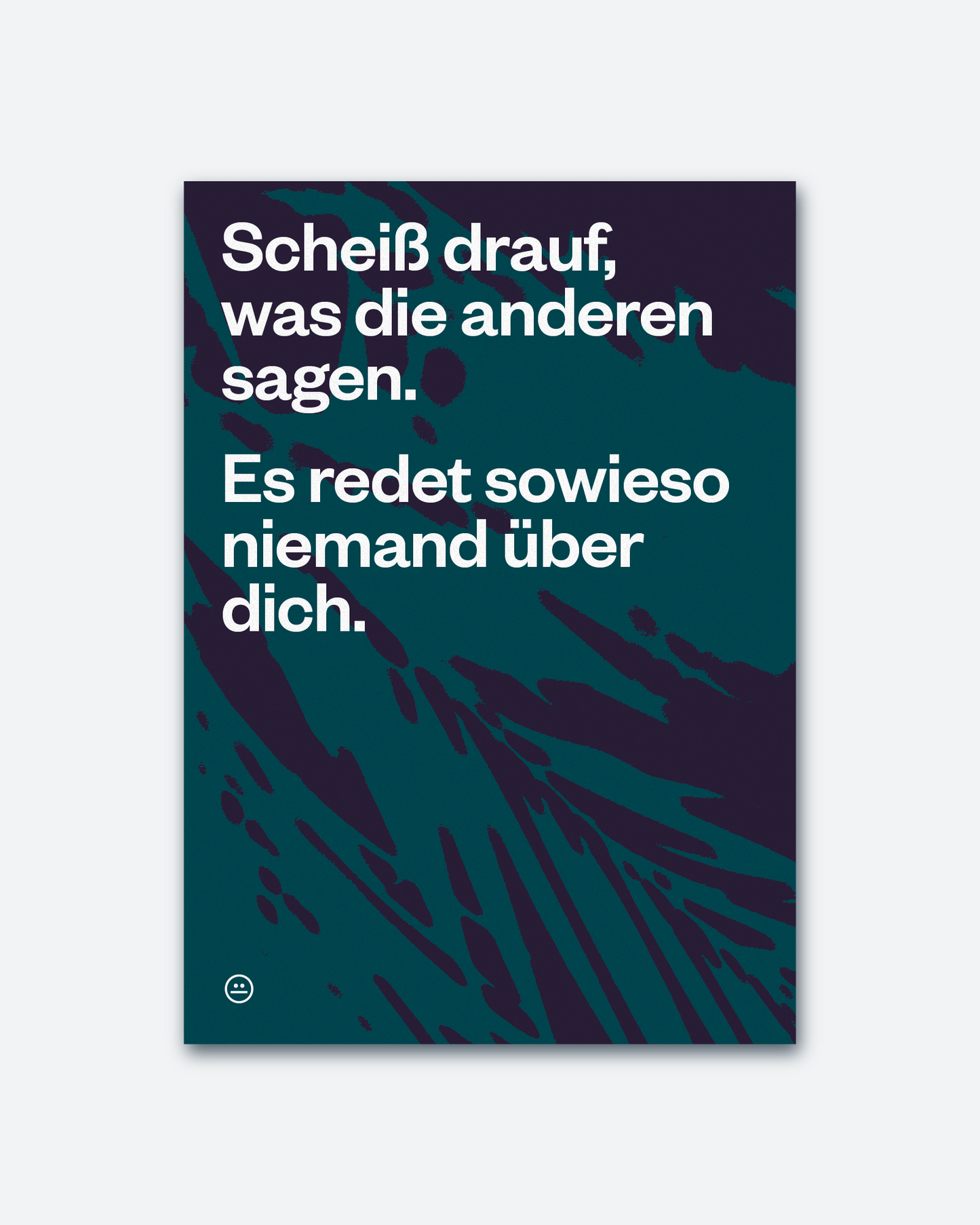 Postkarte »Scheiß drauf«