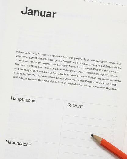Notizbuch Planer 2027 – Kein Plan
