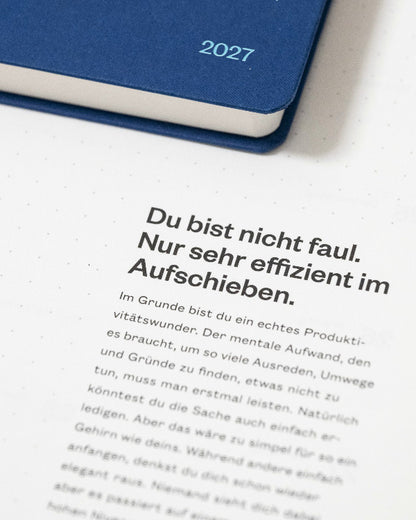 Notizbuch Planer 2027 – Kein Plan