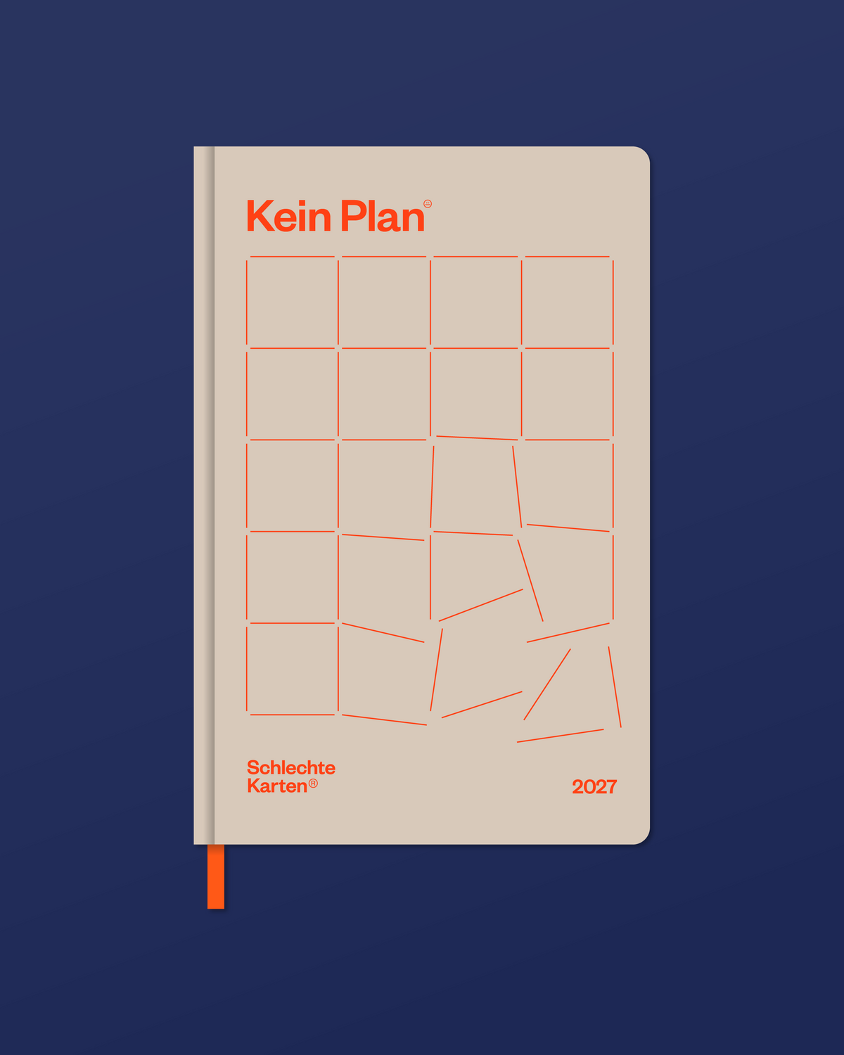 Notizbuch Planer 2027 – Kein Plan