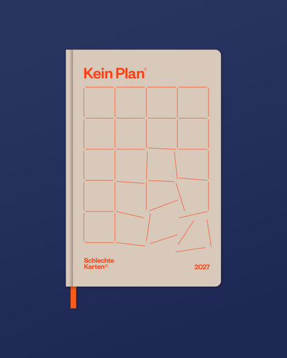 Notizbuch Planer 2027 – Kein Plan