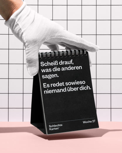 Demotivierender Tischkalender 2026