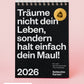 Demotivierender Tischkalender 2026