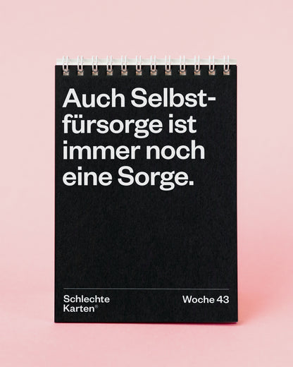 Demotivierender Tischkalender 2026