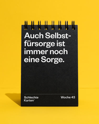 Demotivierender Tischkalender 2026