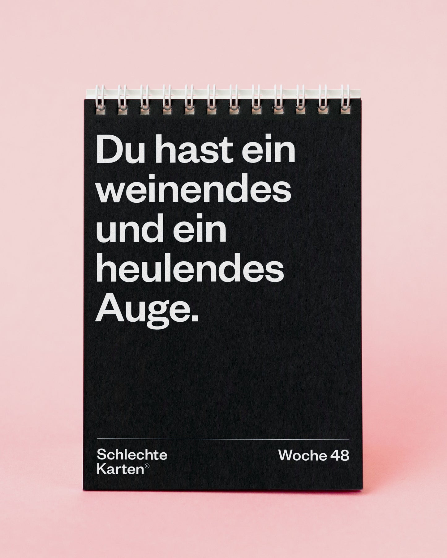 Demotivierender Tischkalender 2026