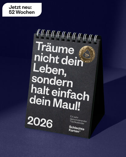 Double Downer – Demotivierender Tischkalender und Wandkalender