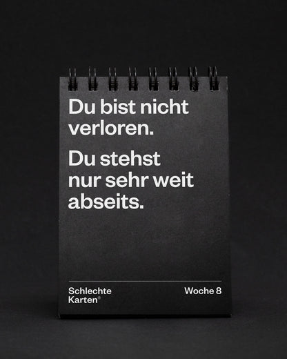 Demotivierender Tischkalender 2026