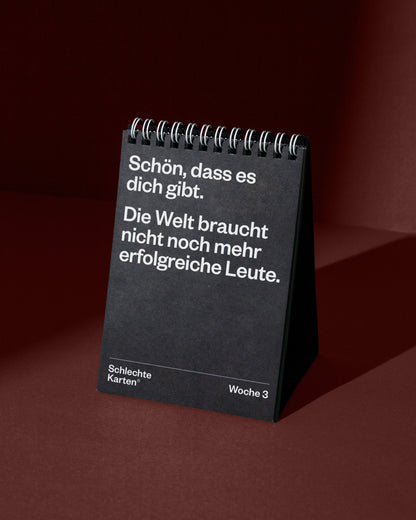 Demotivierender Tischkalender 2026