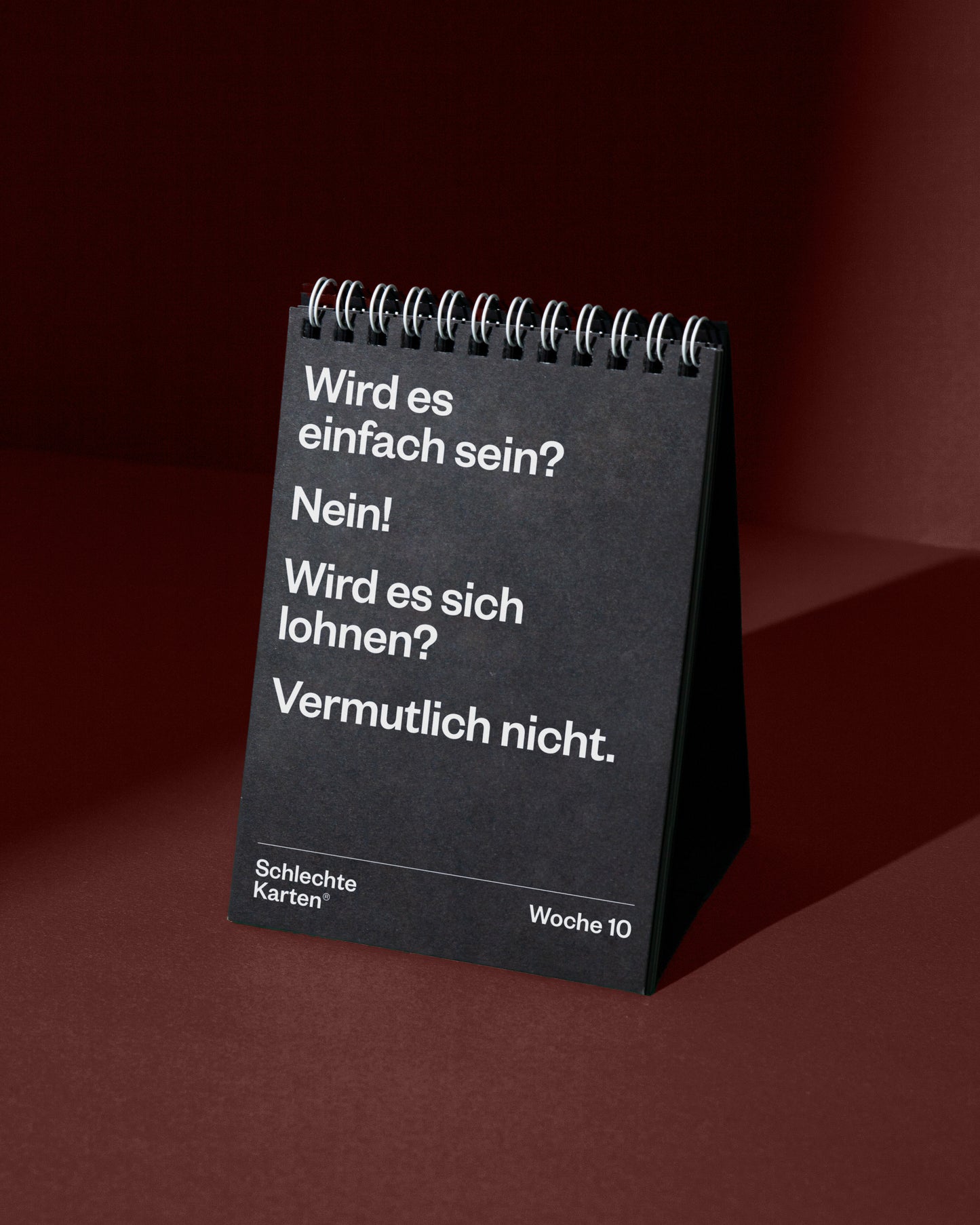 Demotivierender Tischkalender 2026