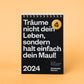 Demotivierender Tischkalender 2024