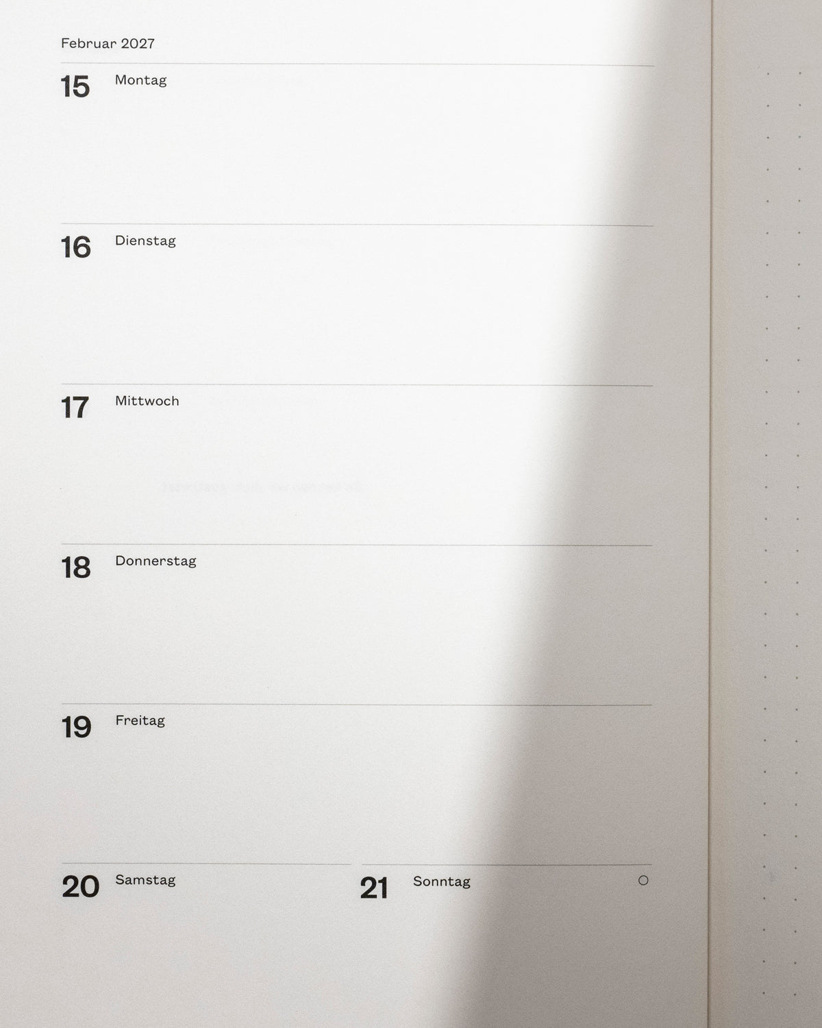Notizbuch Planer 2027 »Kein Plan« - Vorbestellung