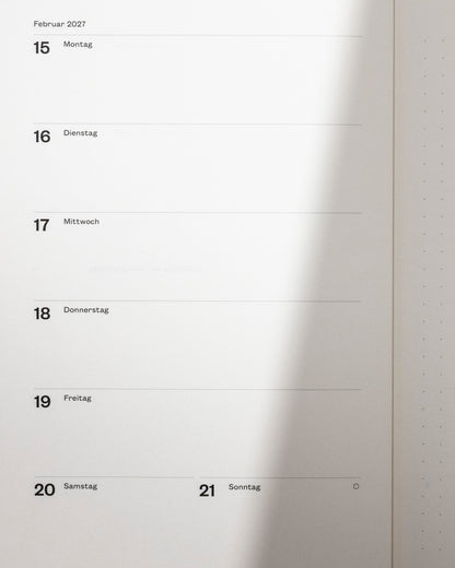 Notizbuch Planer 2027 »Kein Plan« - Vorbestellung