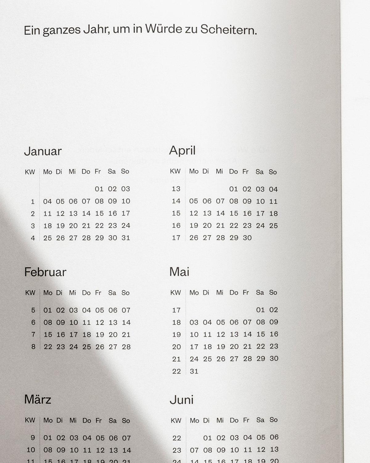 Notizbuch Planer 2027 »Kein Plan« - Vorbestellung