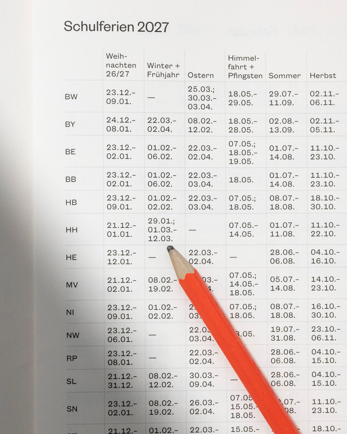 Notizbuch Planer 2027 »Kein Plan« - Vorbestellung