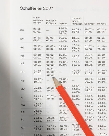 Notizbuch Planer 2027 »Kein Plan« - Vorbestellung