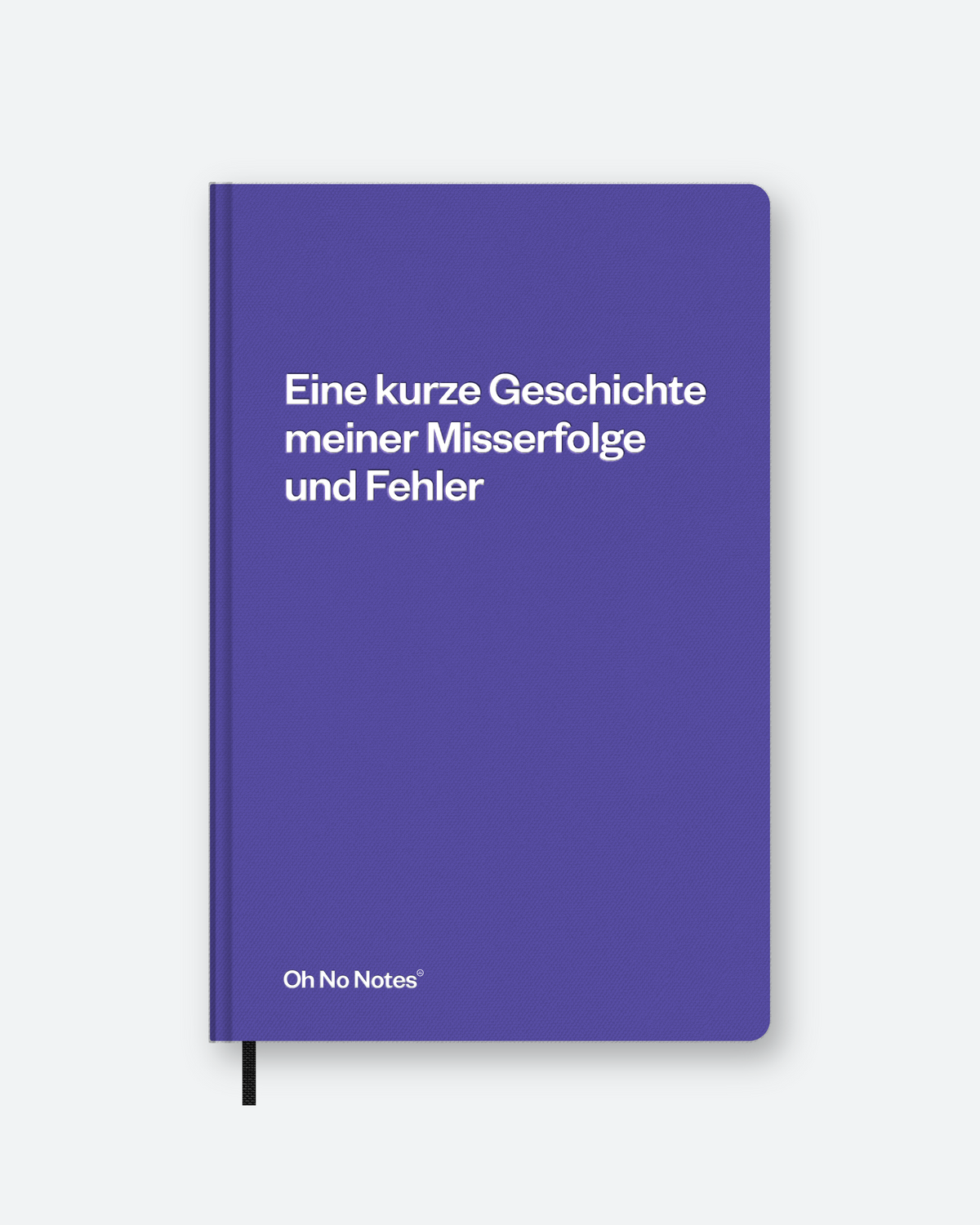 Oh No Notes Notizbuch »Kurze Geschichte meiner Fehler«