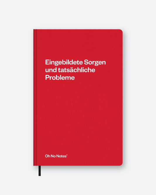 Oh No Notes Notizbuch »Eingebildete Sorgen«