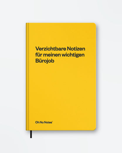 Oh No Notes Notizbuch »Verzichtbare Notizen«