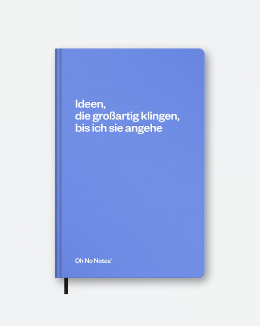 Oh No Notes Notizbuch »Großartige Ideen«