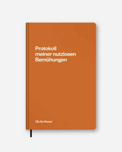 Oh No Notes Notizbuch »Nutzlose Bemühungen«
