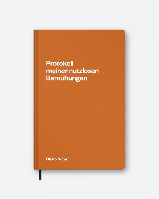 Oh No Notes Notizbuch »Nutzlose Bemühungen«