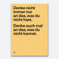 Postkarte »Das, was du nicht hast«