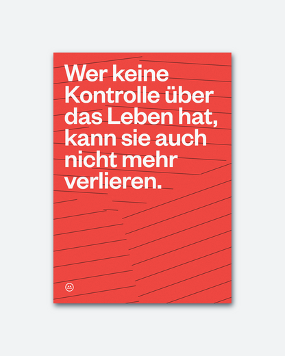 Postkarte »Keine Kontrolle«