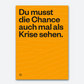 Postkarte »Chance«