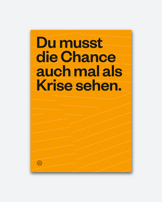 Postkarte »Chance«