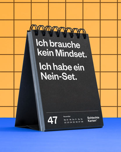 Demotivierender Tischkalender 2027