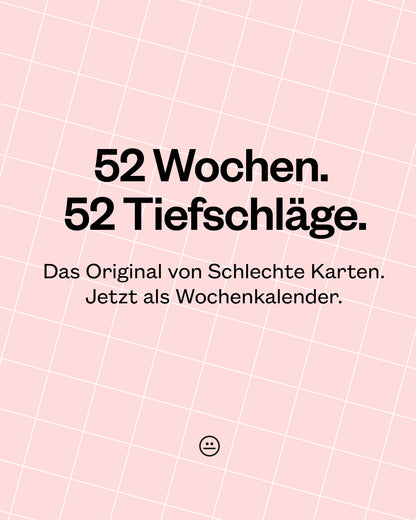 Demotivierender Tischkalender 2026