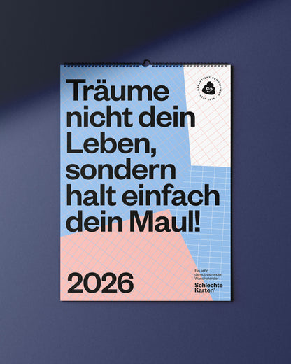 Double Downer – Demotivierender Tischkalender und Wandkalender