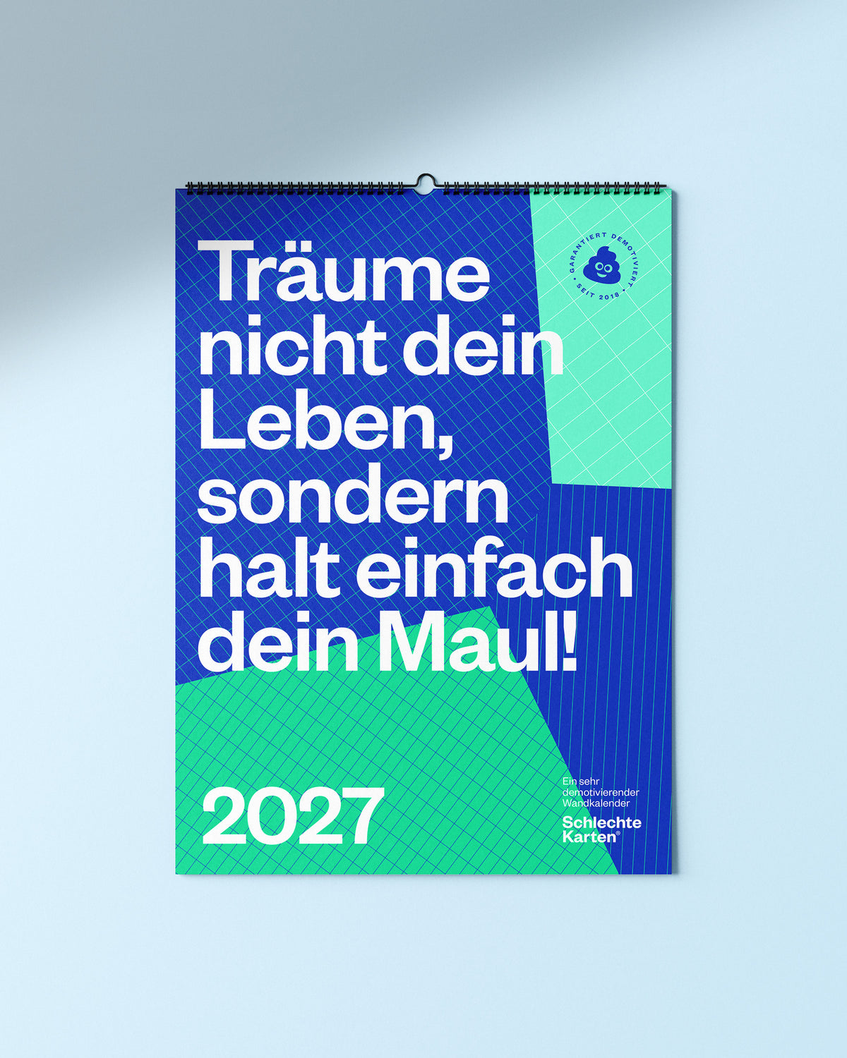 Demotivierender Wandkalender 2027, A4