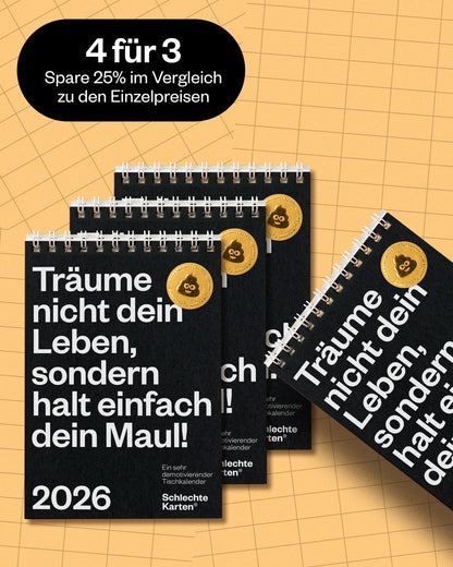 4 für 3 Bundle: »Weniger ist less«