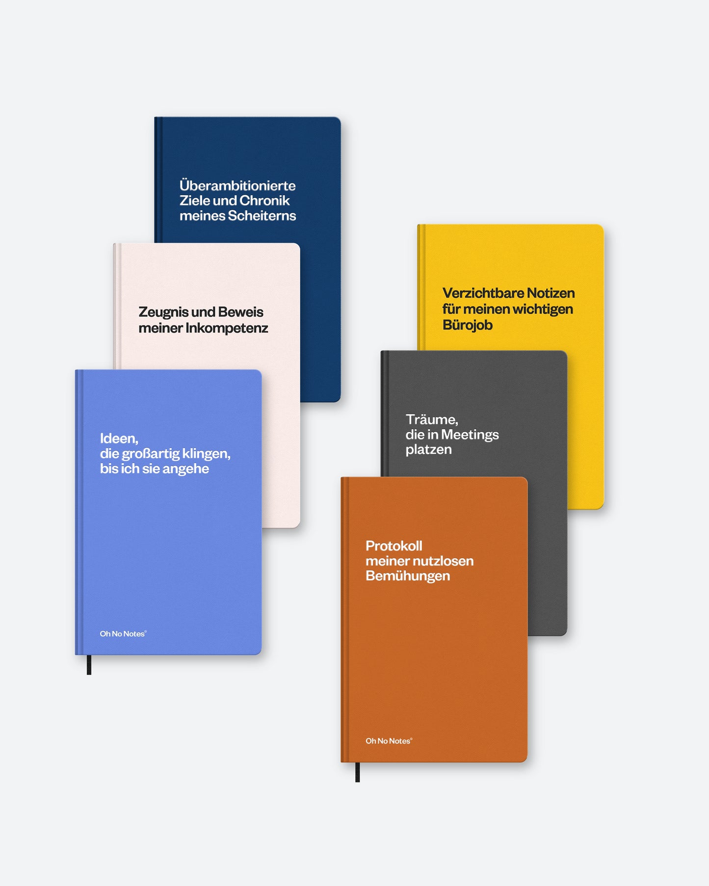 Oh No Notes Notizbuch »Großartige Ideen«