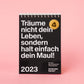 Demotivierender Tischkalender 2023
